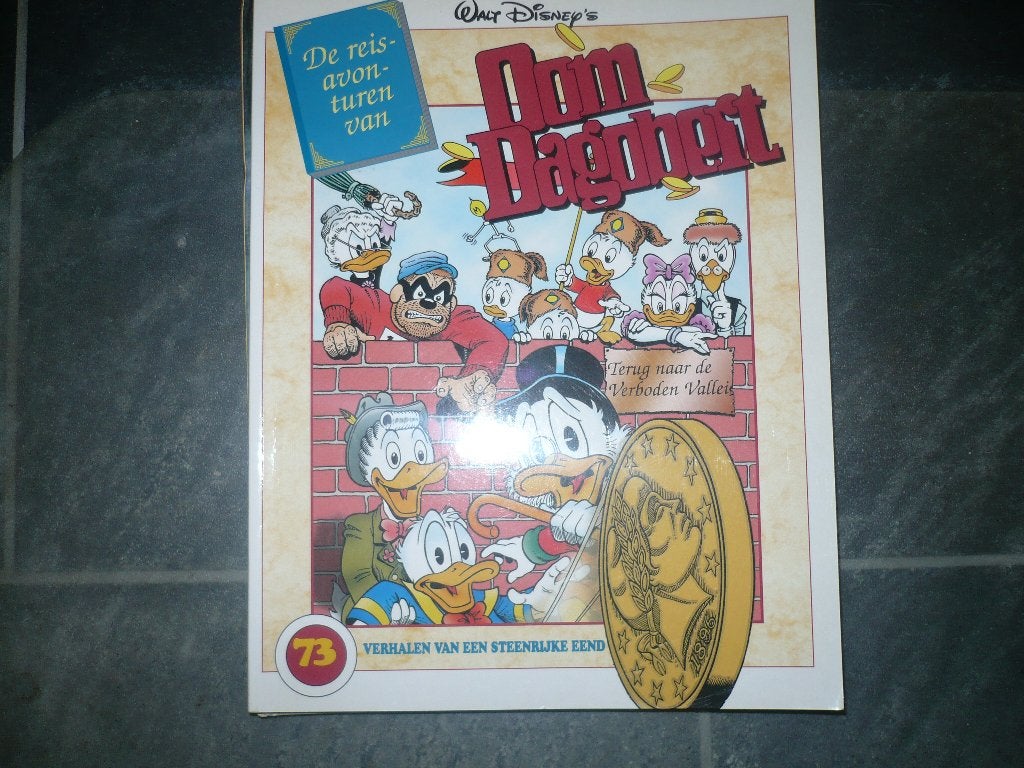 1 oom dagobert nr 73, Boeken, Gelezen, Eén stripboek, Ophalen of Verzenden, Donald Duck