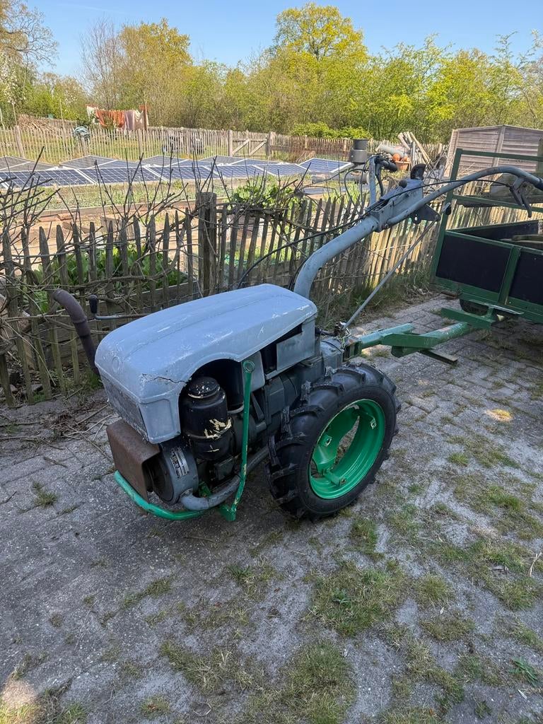 Antonio carraro diesel tuintrekker, Ophalen, Gebruikt