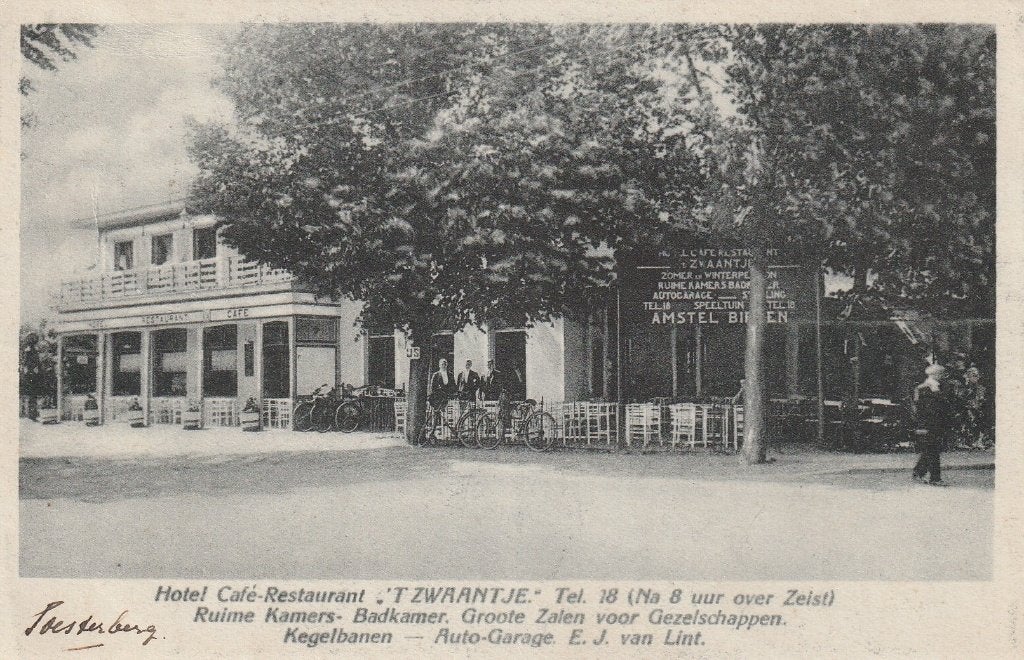 Soesterberg   Hotel t,Zwaantje, Verzamelen, Ophalen of Verzenden, 1920 tot 1940, Gelopen, Utrecht