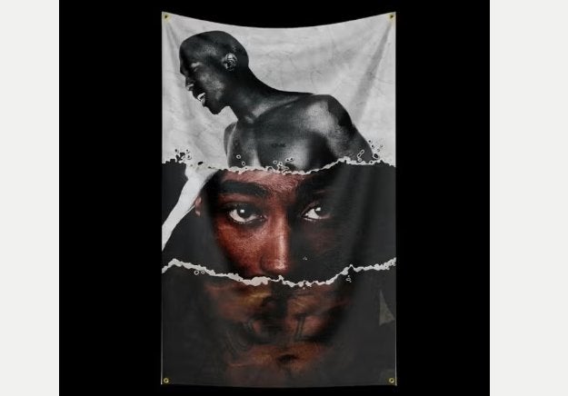Grote vlaggen 2pac / Tupac Shakur (150x90cm), Ophalen of Verzenden, Nieuw