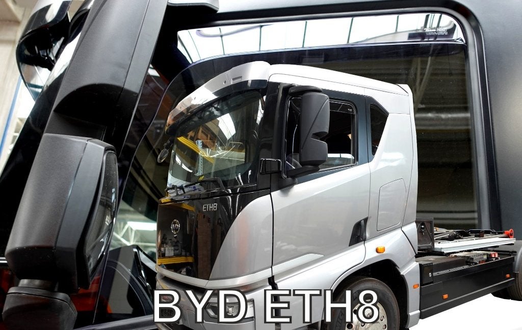 Zijwindschermen BYD ETH8 truck licht getint pasvorm, Ophalen of Verzenden, Nieuw