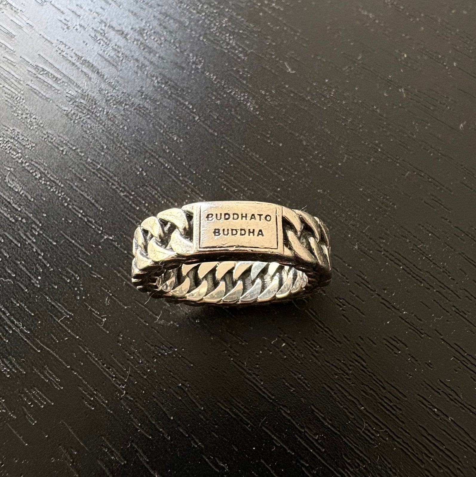 Originele Buddha to Buddha ring | maat 16 925, Gebruikt, Ophalen of Verzenden, Kleiner dan 17, Dame of Heer