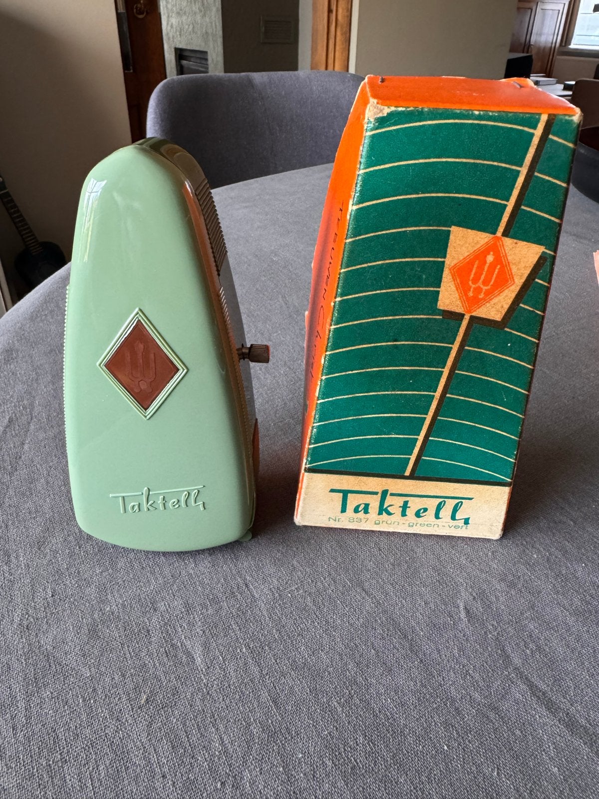 Vintage Taktell Metronoom met Originele Doos, Muziek en Instrumenten, Overige Muziek en Instrumenten, Ophalen, Zo goed als nieuw