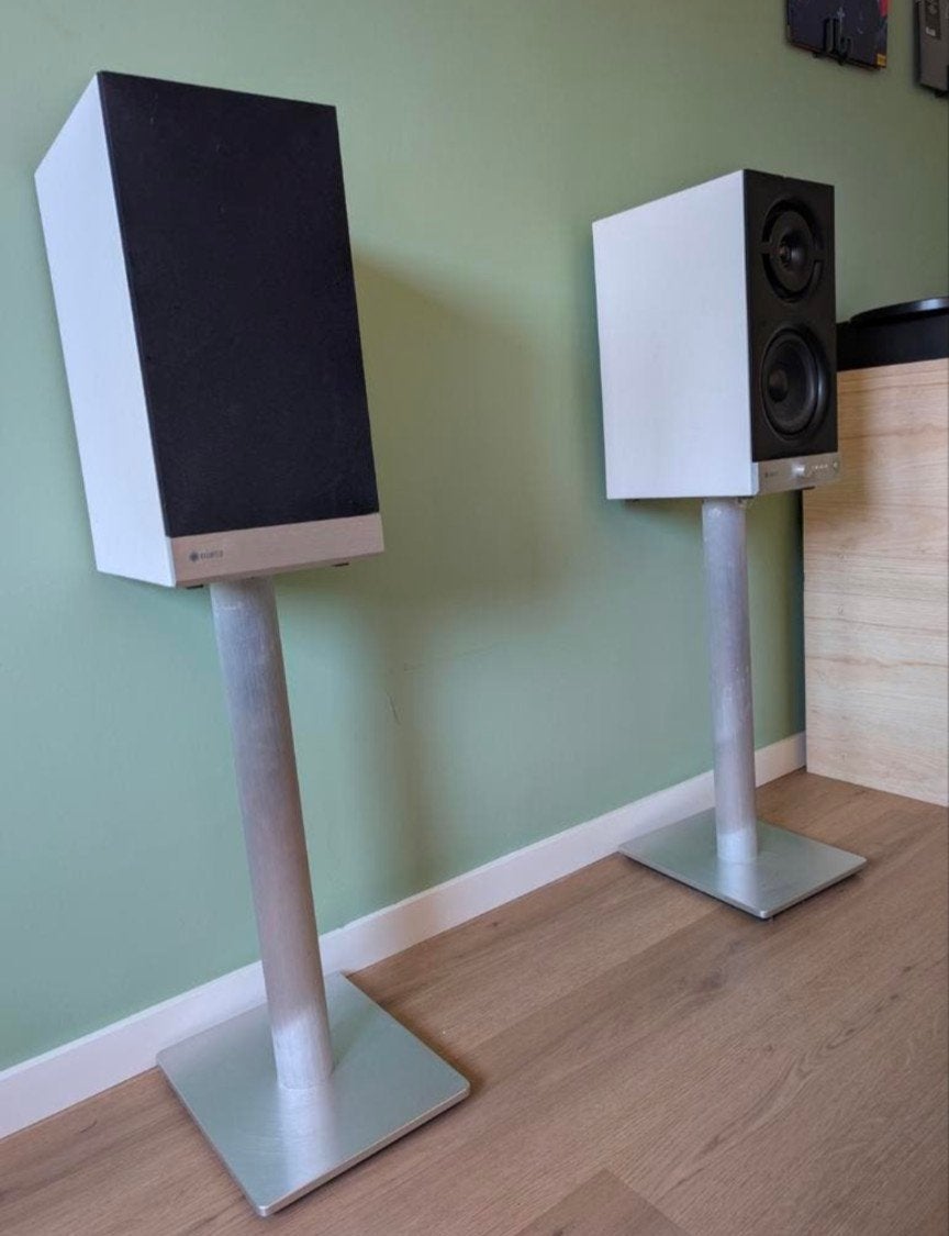 Raumfeld (Teufel) Stereo M speakers met orginele stands, Audio, Tv en Foto, Luidsprekers, Stereo speakers, Gebruikt, 60 tot 120 watt