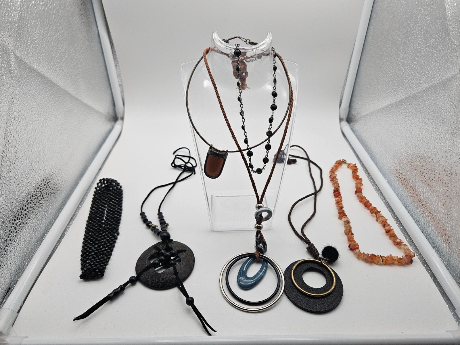 Kettingen Collectie - Verschillende Stijlen kavel, Sieraden, Tassen en Uiterlijk, Overige materialen, Overige kleuren, Nieuw, Met edelsteen