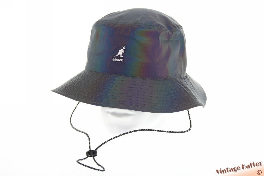 Kangol Iridescent Jungle Hat grijs olie meerkleurig XL 61-62, 60 cm (XL, 7½ inch) of meer, Hoed, Nieuw, Ophalen of Verzenden