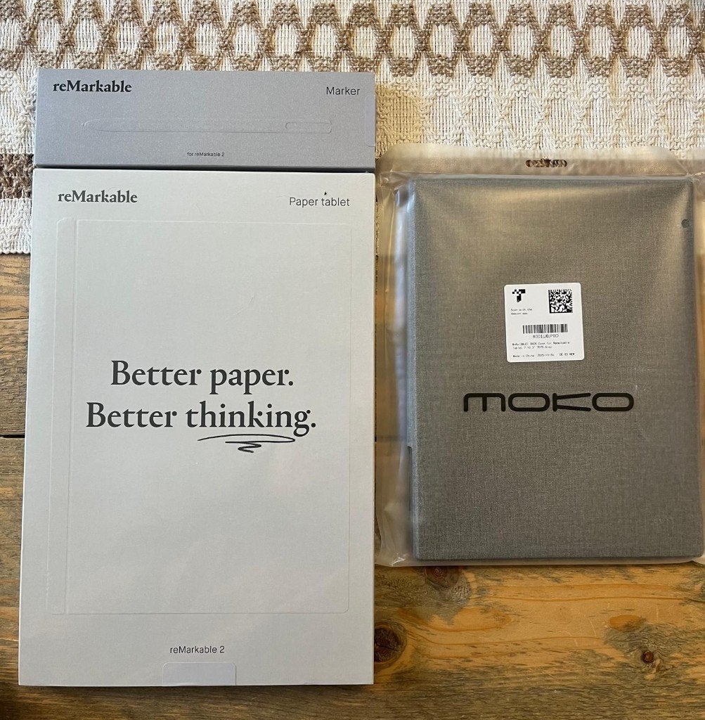 Remarkable 2 + pencil + case in sealed packaging, Computers en Software, Tekentablets, Ophalen, Nieuw, Draadloos, Remarkable II