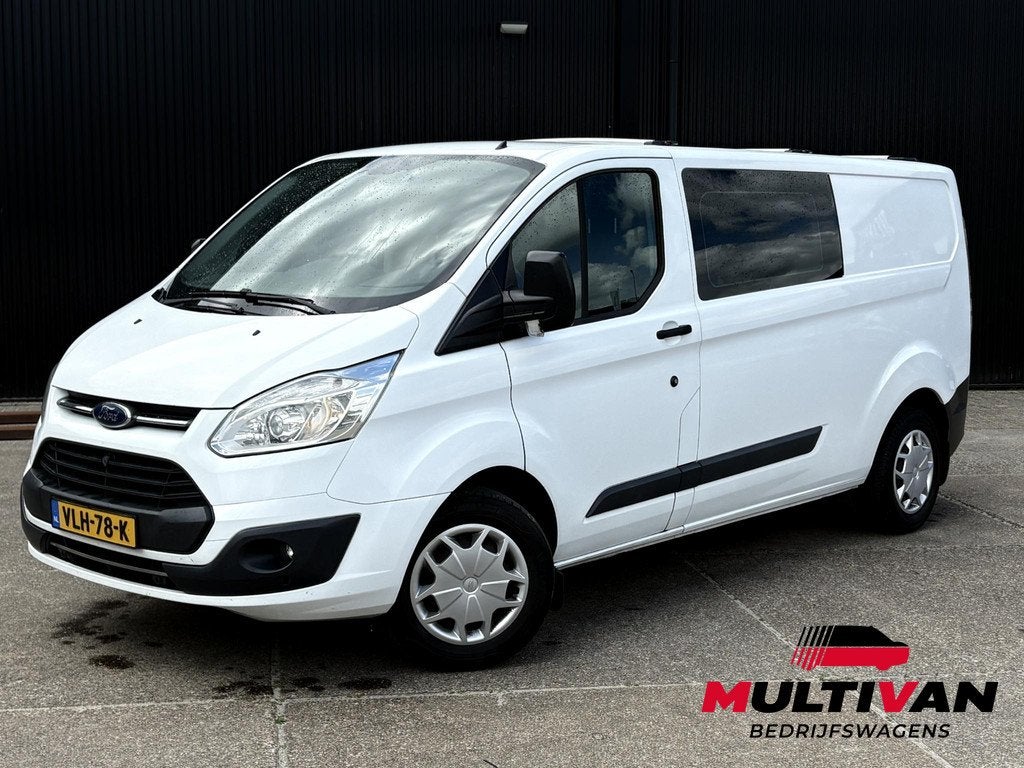 Ford Transit Custom 340 2.0 TDCI L2H1 Ambiente DC | DAKDRAGE, Auto's, Bestelauto's, Voorwielaandrijving, Euro 6, 4 cilinders, Start-stop-systeem