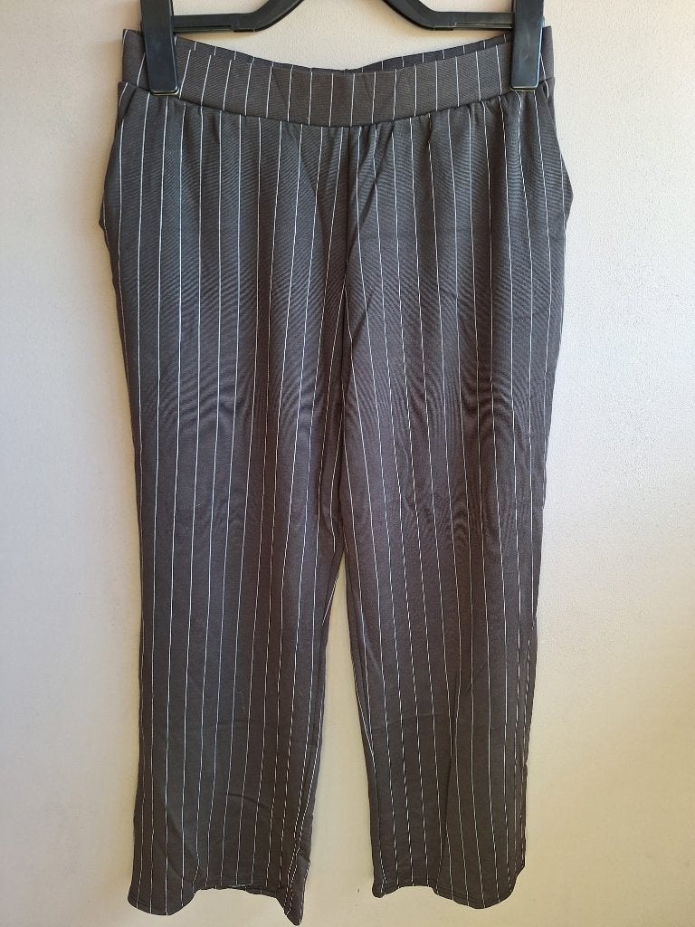 Nieuwe zwarte comfort tregging krijtstreep, maat M/40, Maat 38/40 (M), Zwart, Nieuw, Ophalen of Verzenden