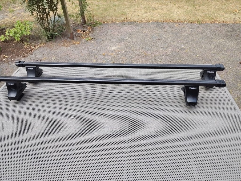Originele Mitsubishi dakdragers, Ophalen, Gebruikt