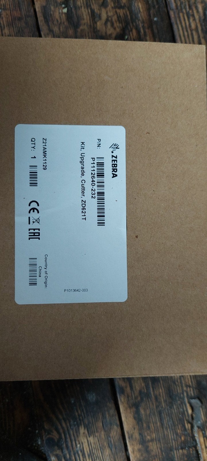 Zebra Kit, Upgrade, Cutter, ZD621T - Nieuw, Computers en Software, Printer, Nieuw, Ophalen of Verzenden, Zebra
