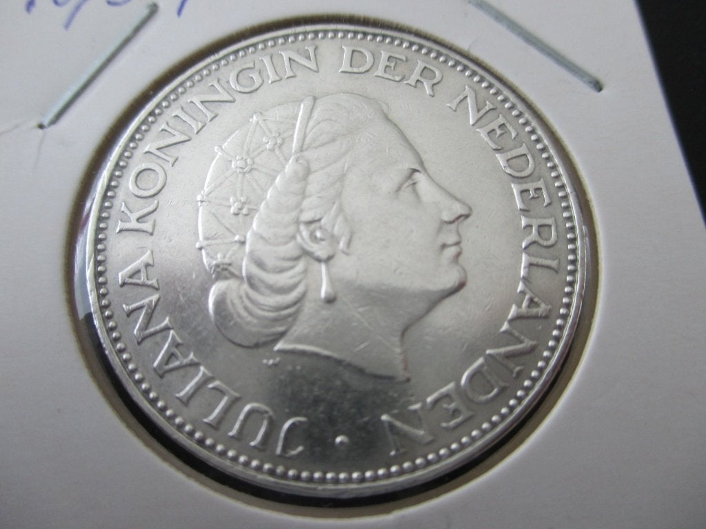 Rijksdaalder 1959, Koningin Juliana, Zilver, Ophalen of Verzenden, Losse munt