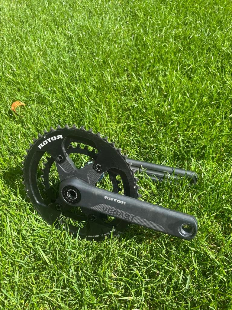 Crankset - Rotor Vegast - 170mm, Fietsen en Brommers, Fietsonderdelen, Ophalen of Verzenden, Zo goed als nieuw