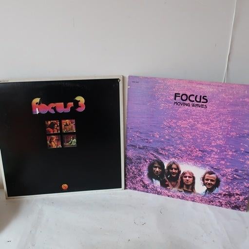 Focus 3 en Moving Waves 2 x vinyl LP plaat SET PRIJS, Cd's en Dvd's, Vinyl | Rock, Ophalen of Verzenden, Gebruikt, 12 inch, Poprock