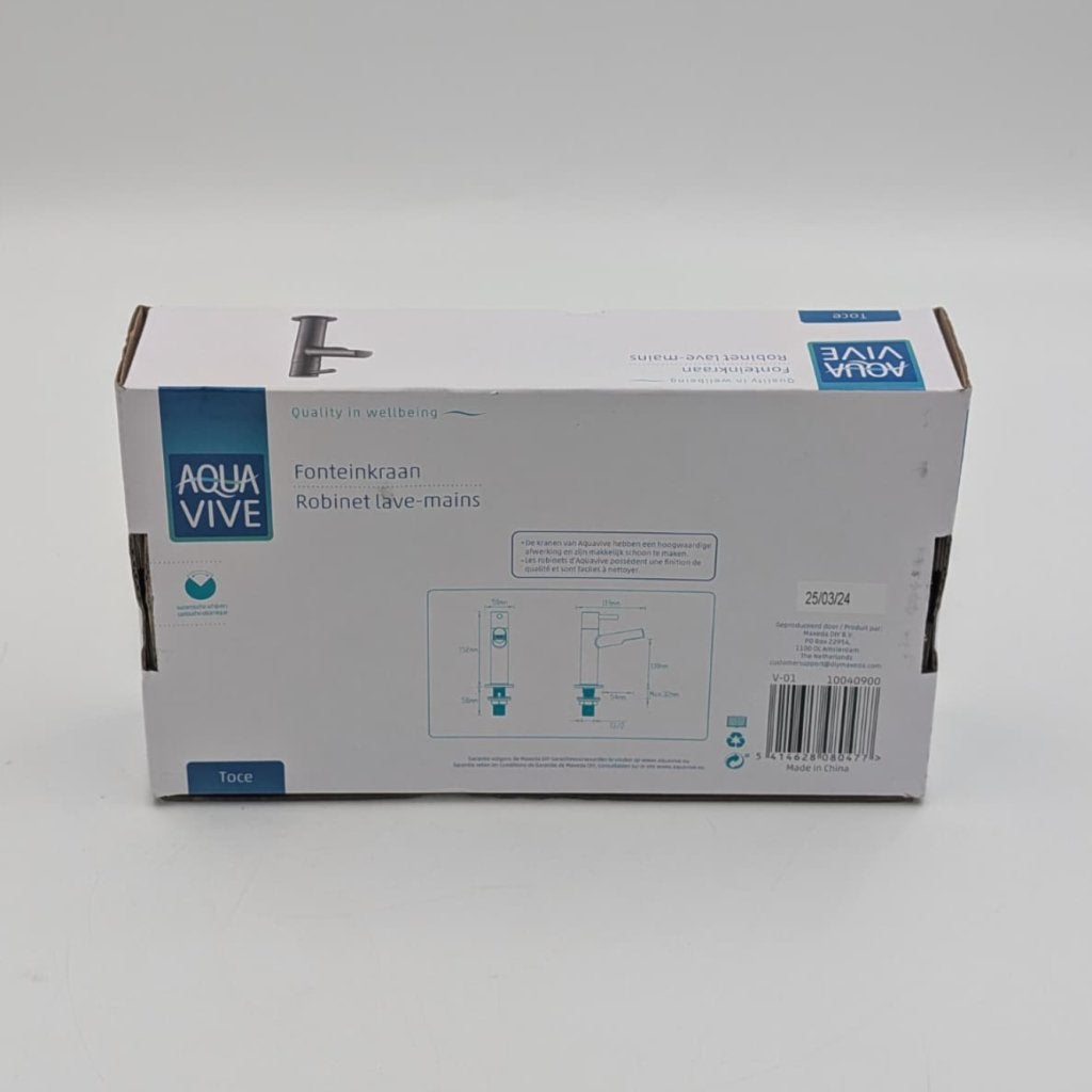 Aqua Vive Toce zwarte fonteinkraan - Nieuw, Flex Ltd., Nieuw, https://flex.com/contact-us, Nobelstraat 10, 5807 GA Oostrum LB, Limburg, Nederland