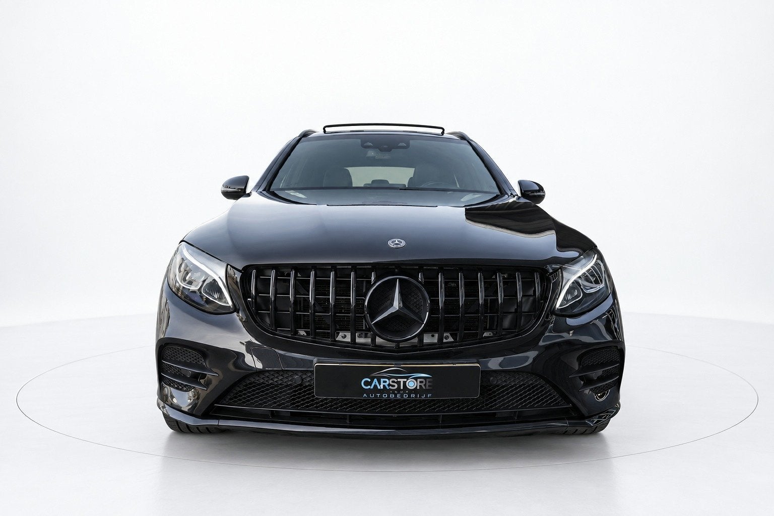 Mercedes-Benz GLC-klasse 250 4MATIC AMG NIGHT PANO SFEER, Dealer onderhouden, Gebruikt, 4 cilinders, Zwart