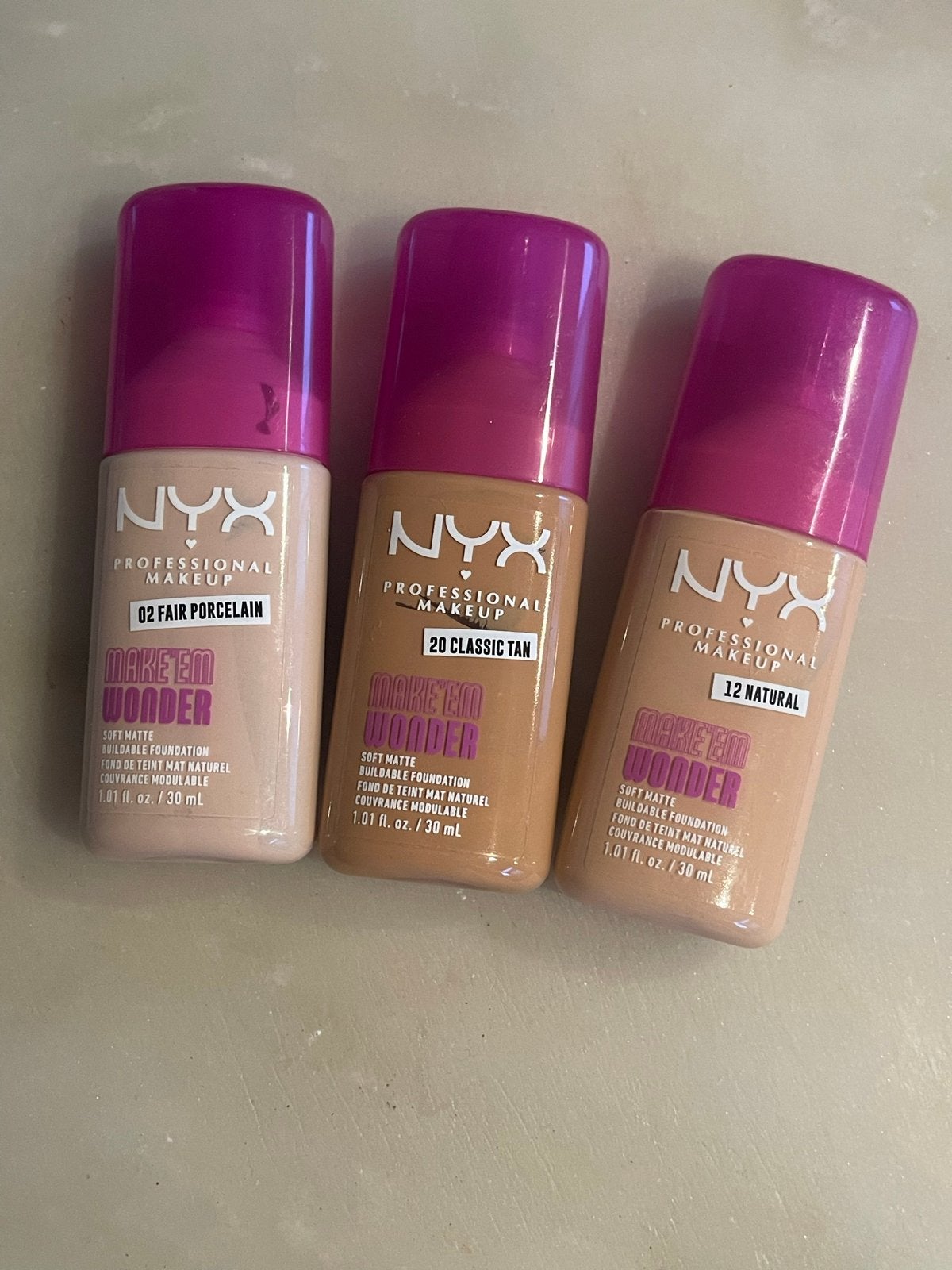 NYX Professional Makeup Make 'Em Wonder Foundation, Overige kleuren, Gehele gezicht, Nieuw, Ophalen of Verzenden