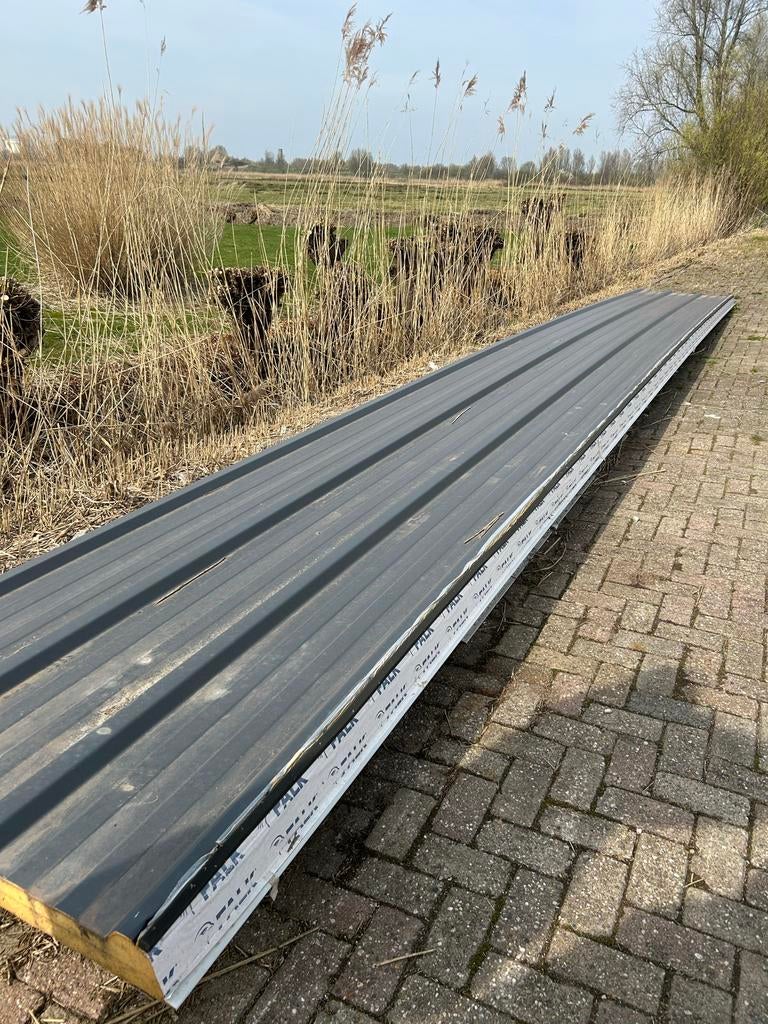 Falk geïsoleerde dakplaten - Diverse lengtes beschikbaar, Dakplaat of Dakpanplaat, Gebruikt, Ophalen of Verzenden, 15 m² of meer