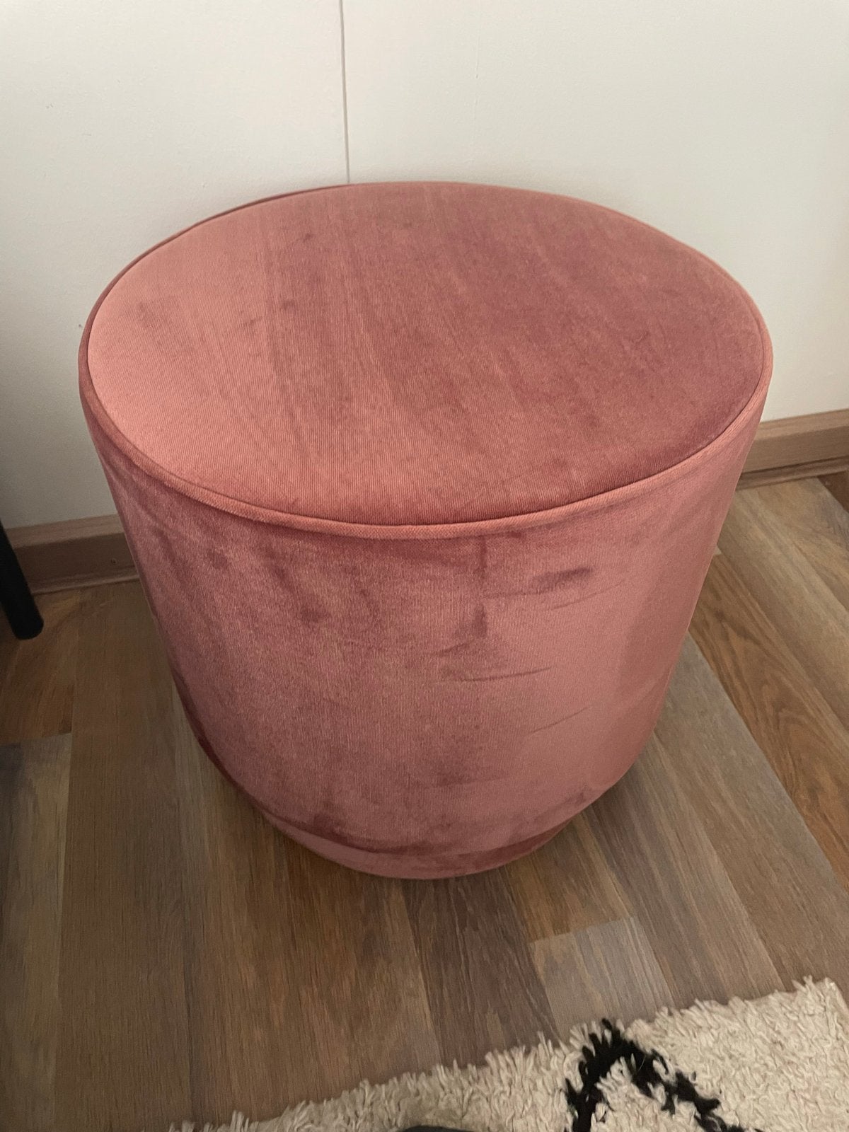 Roze poef, Ophalen, Minder dan 50 cm, Rond, Nieuw