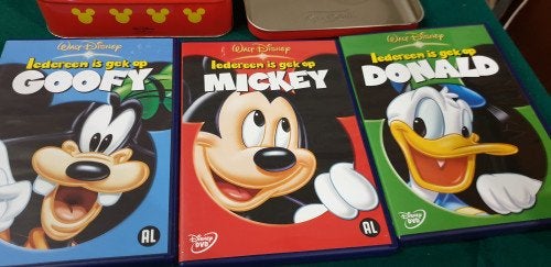 dvd micky  goofy donald vin blik, Ophalen of Verzenden