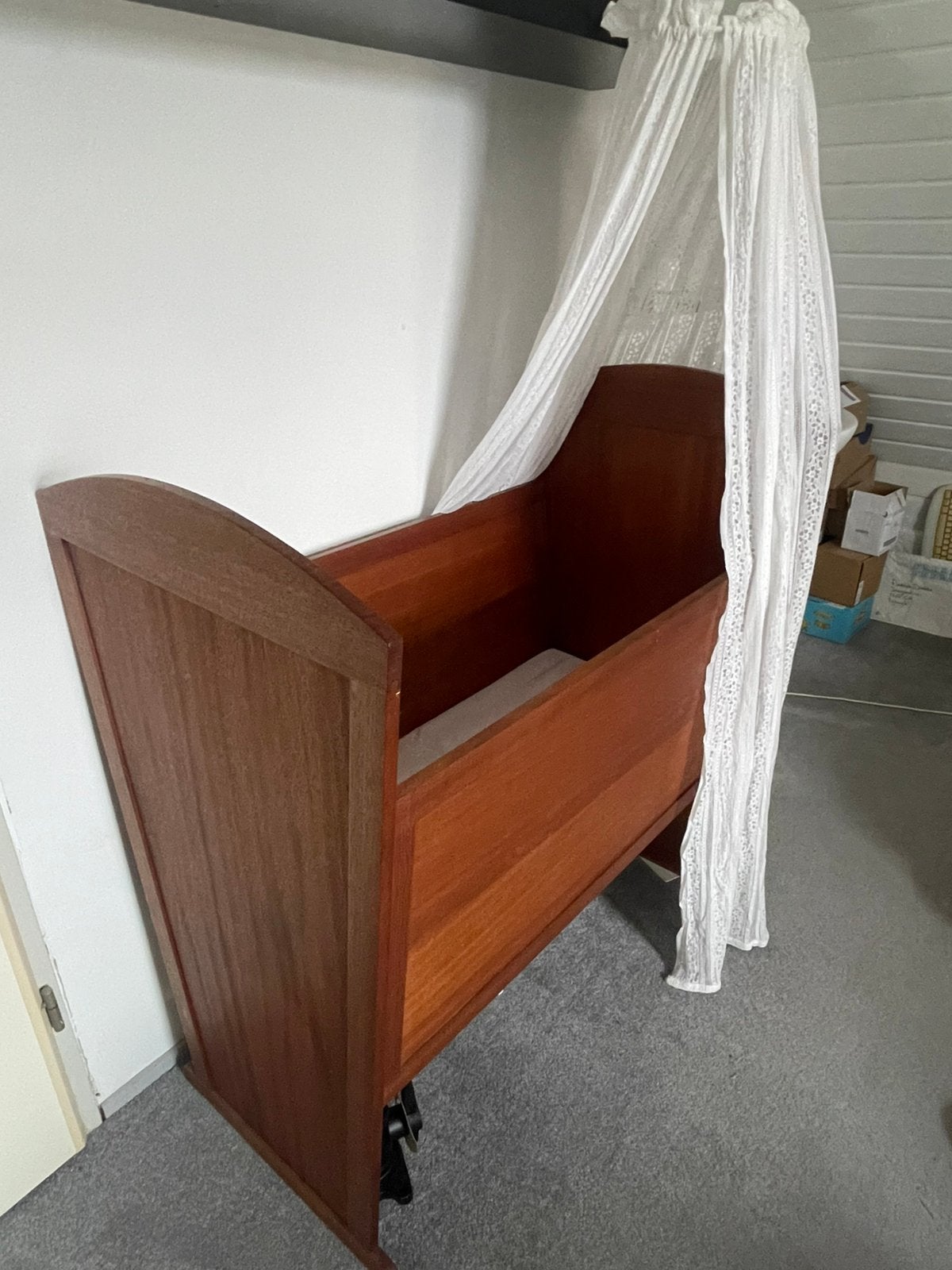 Vintage wiegje hout, Ophalen, Gebruikt, Wieg