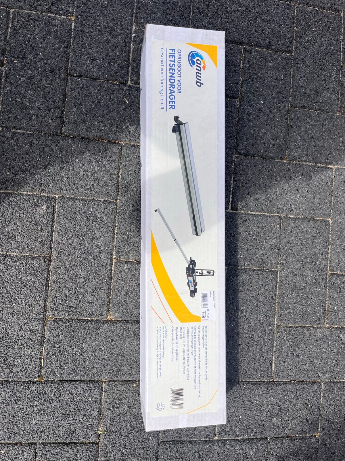ANWB Oprolgoot Fietsendrager Touring II en III, Ophalen of Verzenden, Nieuw, Fietsendrager-accessoire, Elektrische fiets
