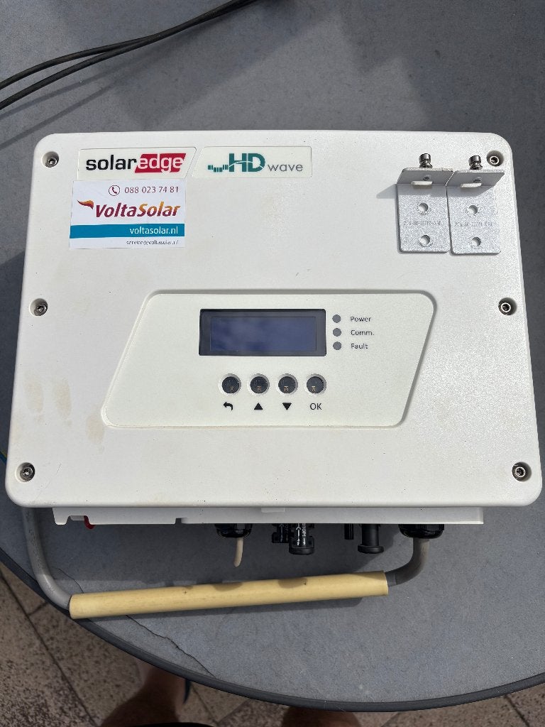 Solaredge SE4000H omvormer+16 optimizers+Wifi ontvangers, Ophalen, Gebruikt
