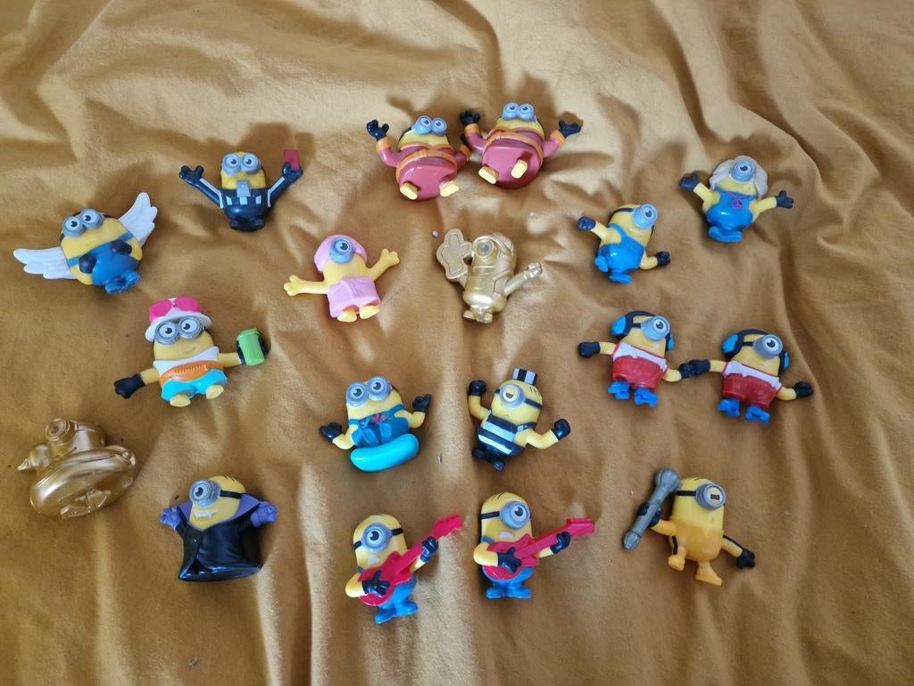 Minions poppetjes figuren verzamel speelgoed, Ophalen of Verzenden, Zo goed als nieuw