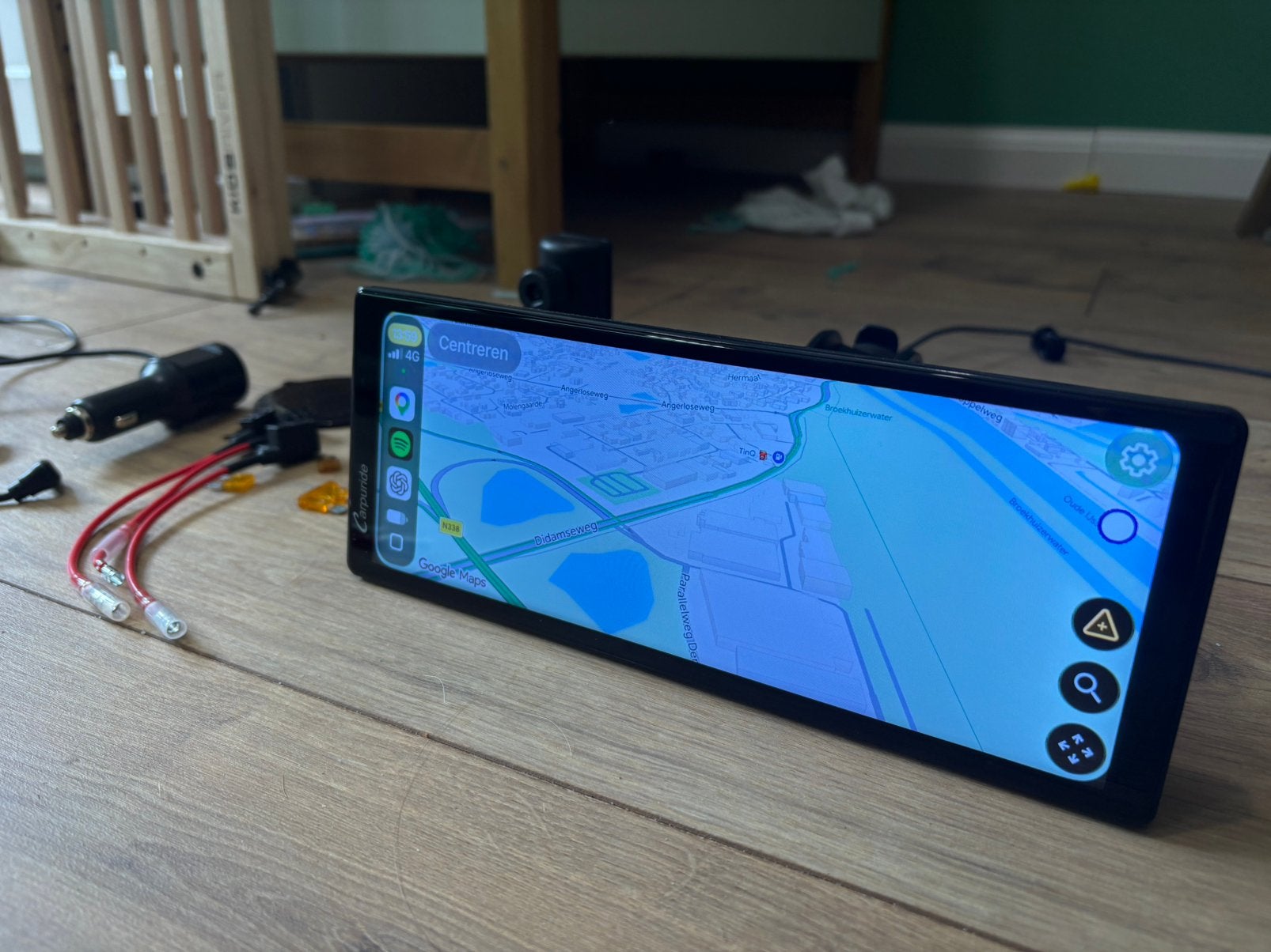 Carpuride C92 Apple CarPlay/Android Auto schermpje 9,3 inch, Ophalen of Verzenden, Gebruikt