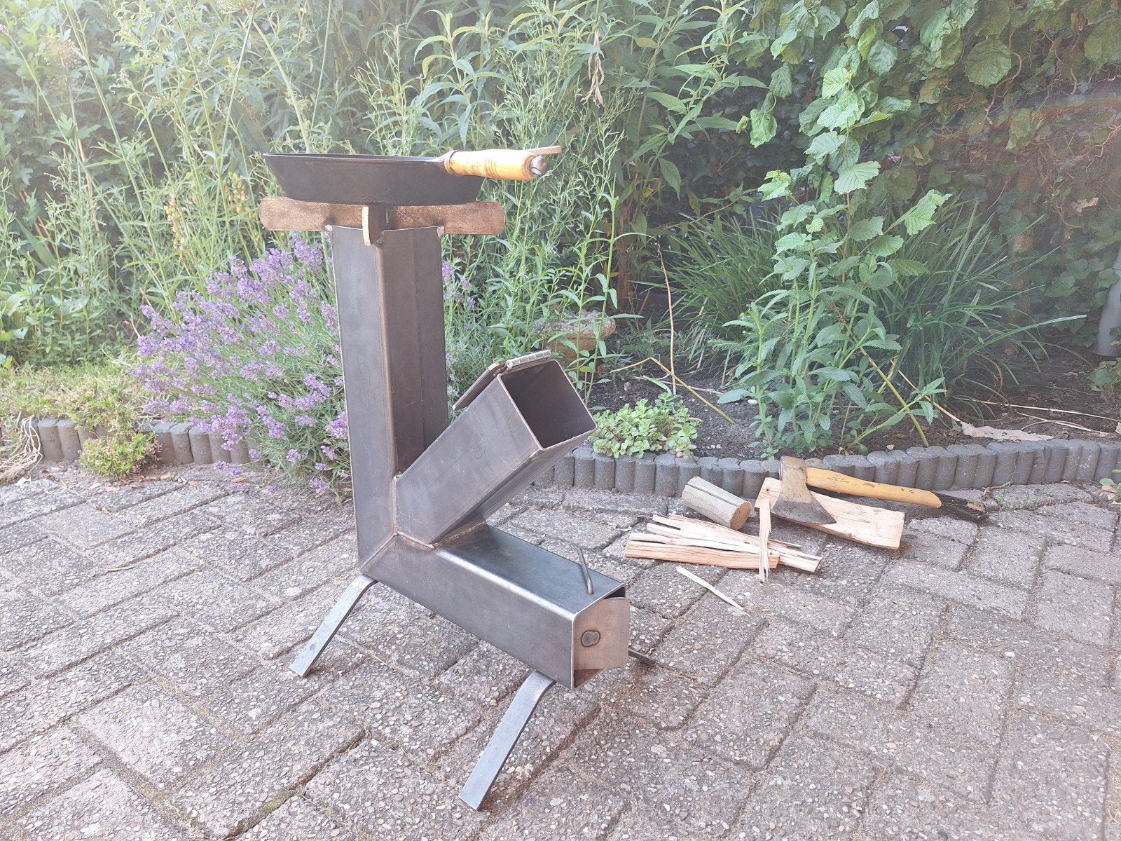 Rocket stove, Ophalen
