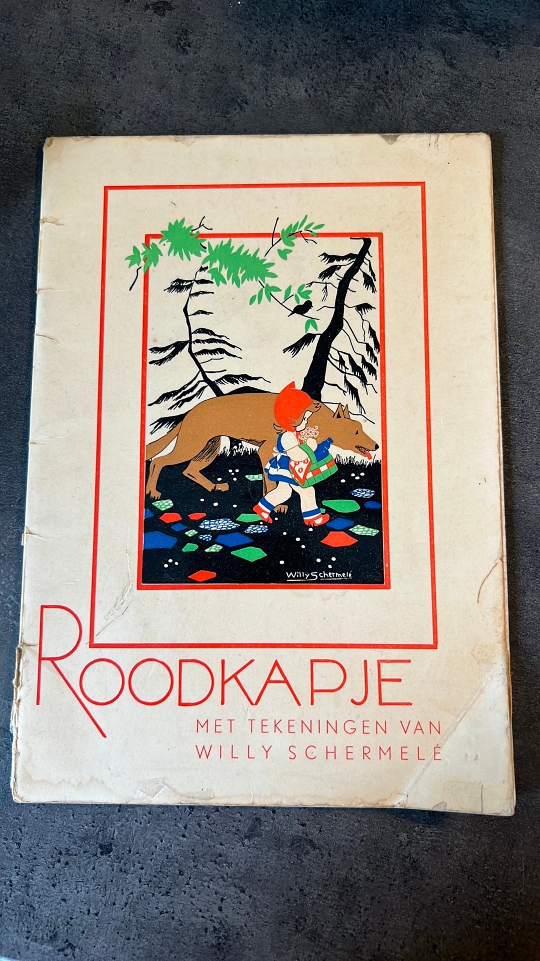 Vintage Roodkapje - Willy Schermele, Boeken, Ophalen of Verzenden, Gelezen
