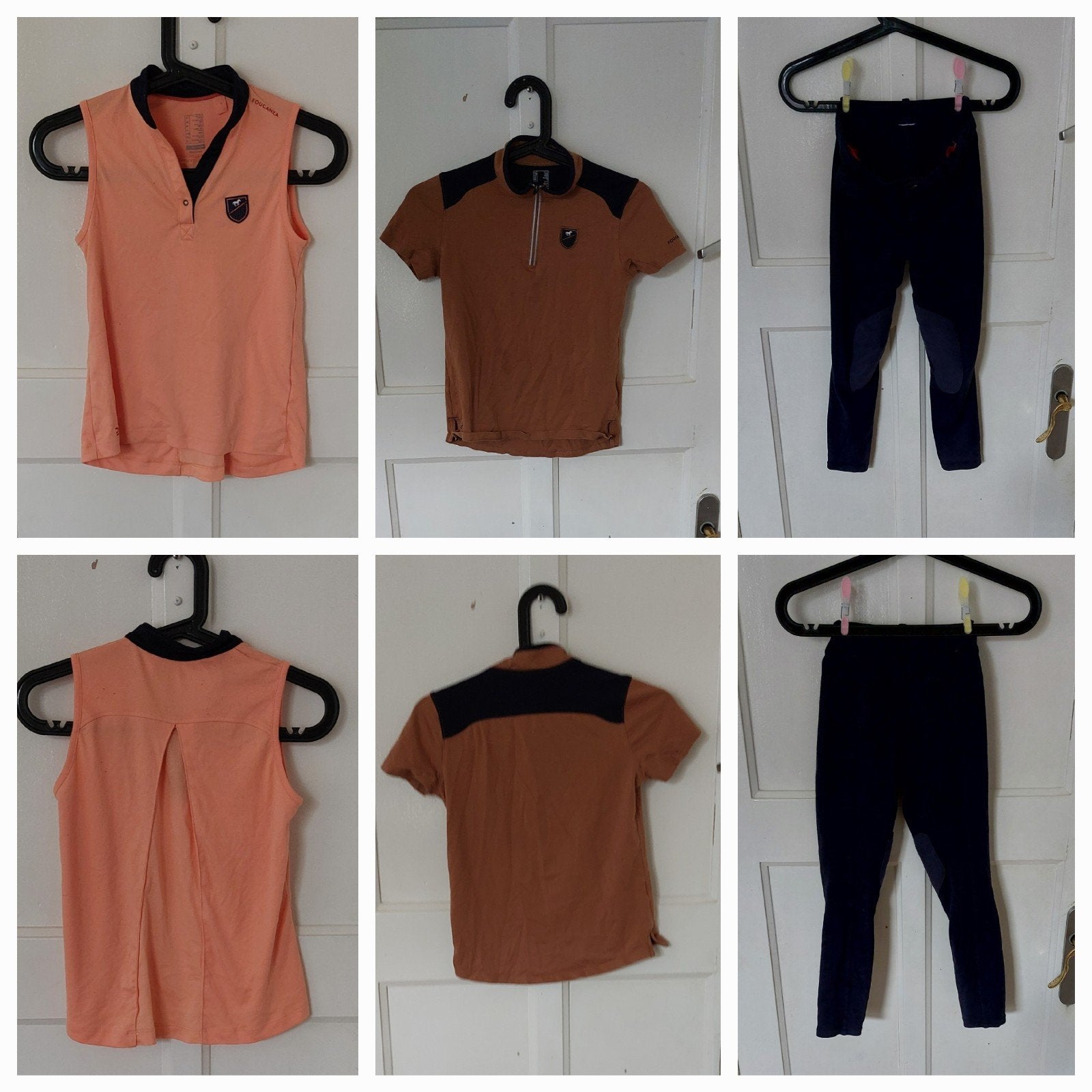 Paardrij ruiterset (2 shirts + 1 rijbroek) Maat 134-140, Kinderen en Baby's, Ophalen of Verzenden