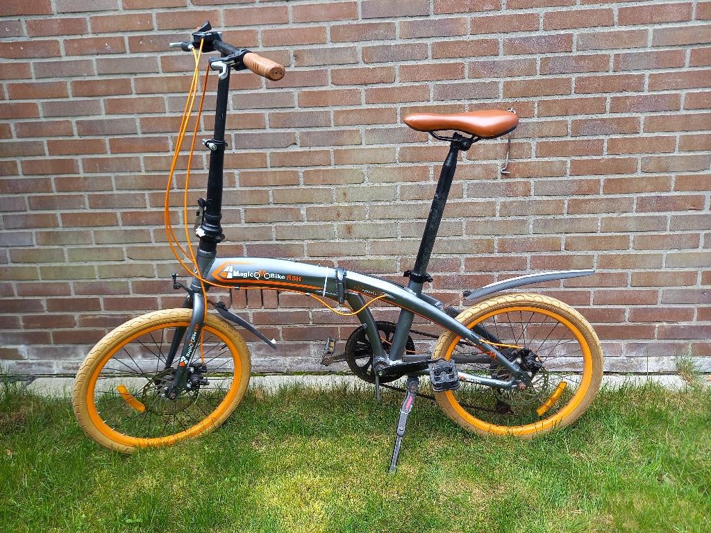 Vouwfiets (niet meer in te vouwen!!), Fietsen en Brommers, Fietsen | Vouwfietsen, Gebruikt, Versnellingen, 18 tot 20 inch, Dames