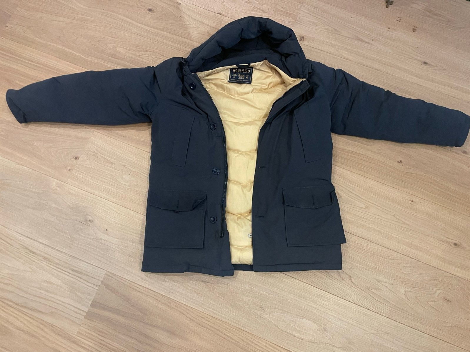 Woolrich Arctic Parka - Donkerblauw, Maat XL, Kleding | Heren, Ophalen of Verzenden, Gedragen, Maat 52/54 (L), Blauw