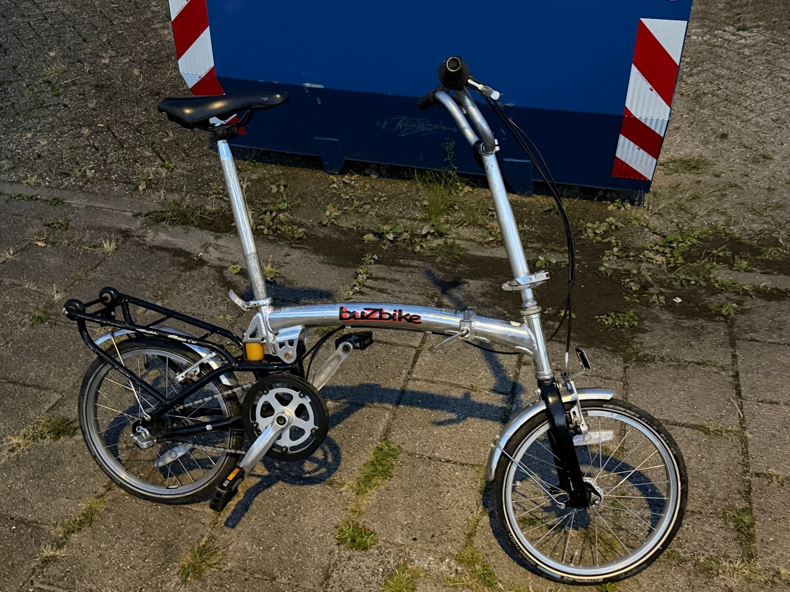 Buzbike vouwfiets - Compact en handig, Fietsen en Brommers, 20 inch of meer, Gebruikt, Velgrem, Versnellingen