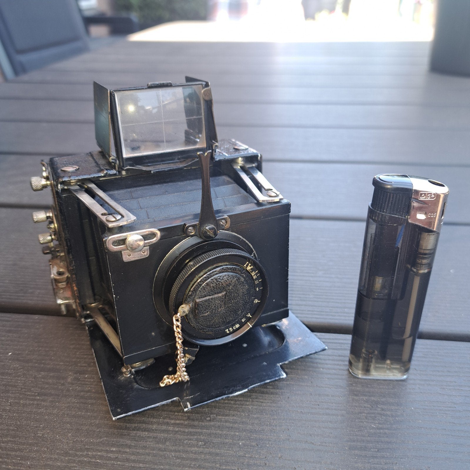 Ernemann miniatur klapp, Ophalen of Verzenden, Gebruikt, Compact, Overige Merken