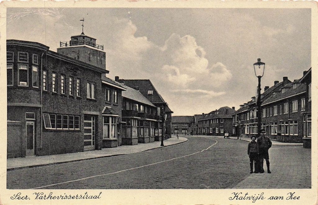 703-448-007 Secr Varkevisserstraat Katwijk aan Zee, Verzamelen, Ansichtkaarten | Nederland, Verzenden, Voor 1920, Zuid-Holland