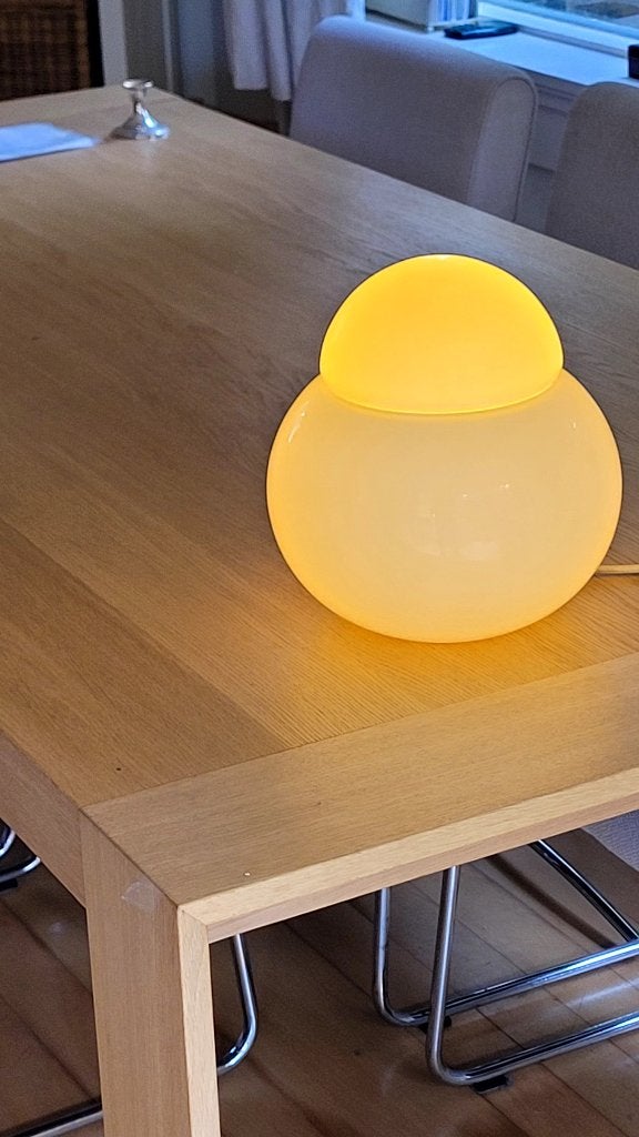 Vintage Tafellamp Daruma Candle/FontanaArte cm; 25 h./22 br., Ophalen, Gebruikt, Overige merken, Vintage