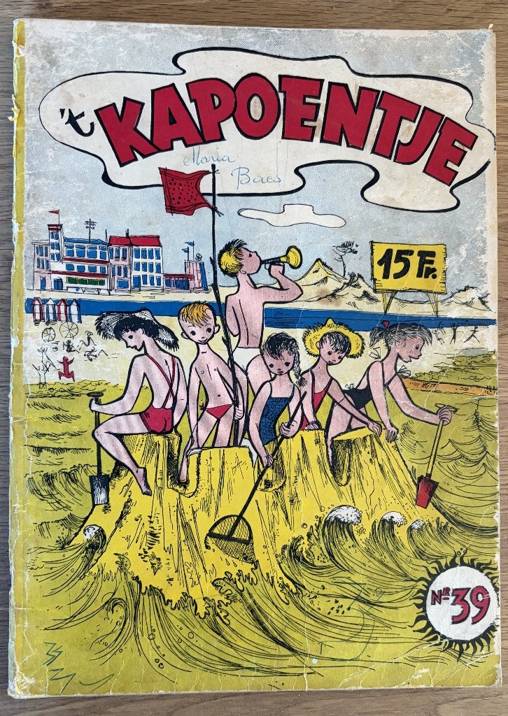 t Kapoentje 39 - 1e druk (1958) Strip, Eén stripboek, Ophalen of Verzenden, Gelezen