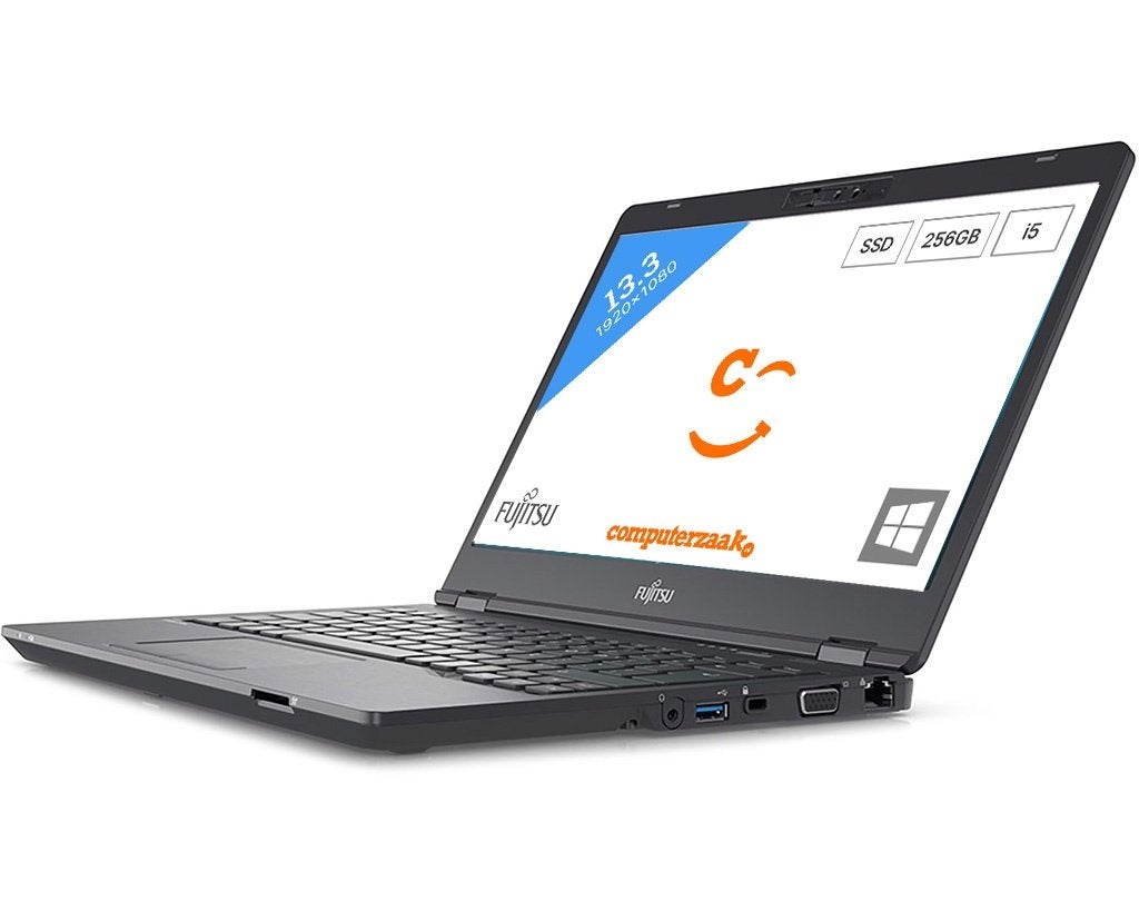 Fujitsu LifeBook U7311/Intel Core i5/8GB/256GB/Windows 11, Ophalen, 256 GB, 2 tot 3 Ghz, Qwerty