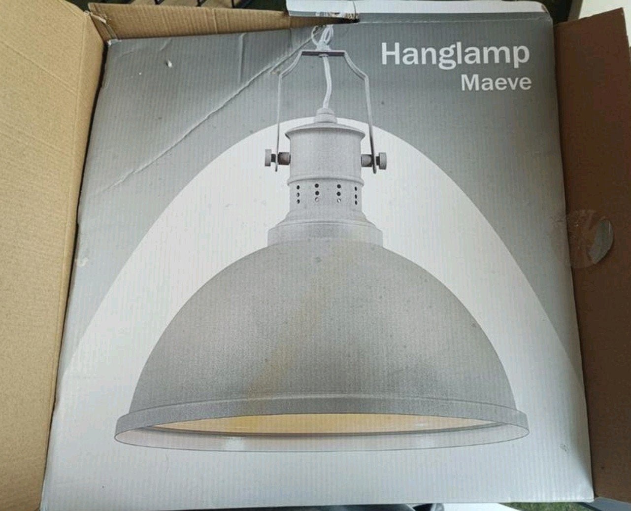 Industriële lamp. (Nieuw in doos), Ophalen, Nieuw, E27 (groot), Metaal