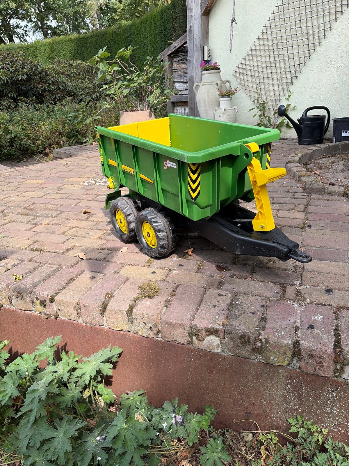 John Deere Rolly Toys aanhanger voor traptractor, Ophalen of Verzenden, Gebruikt
