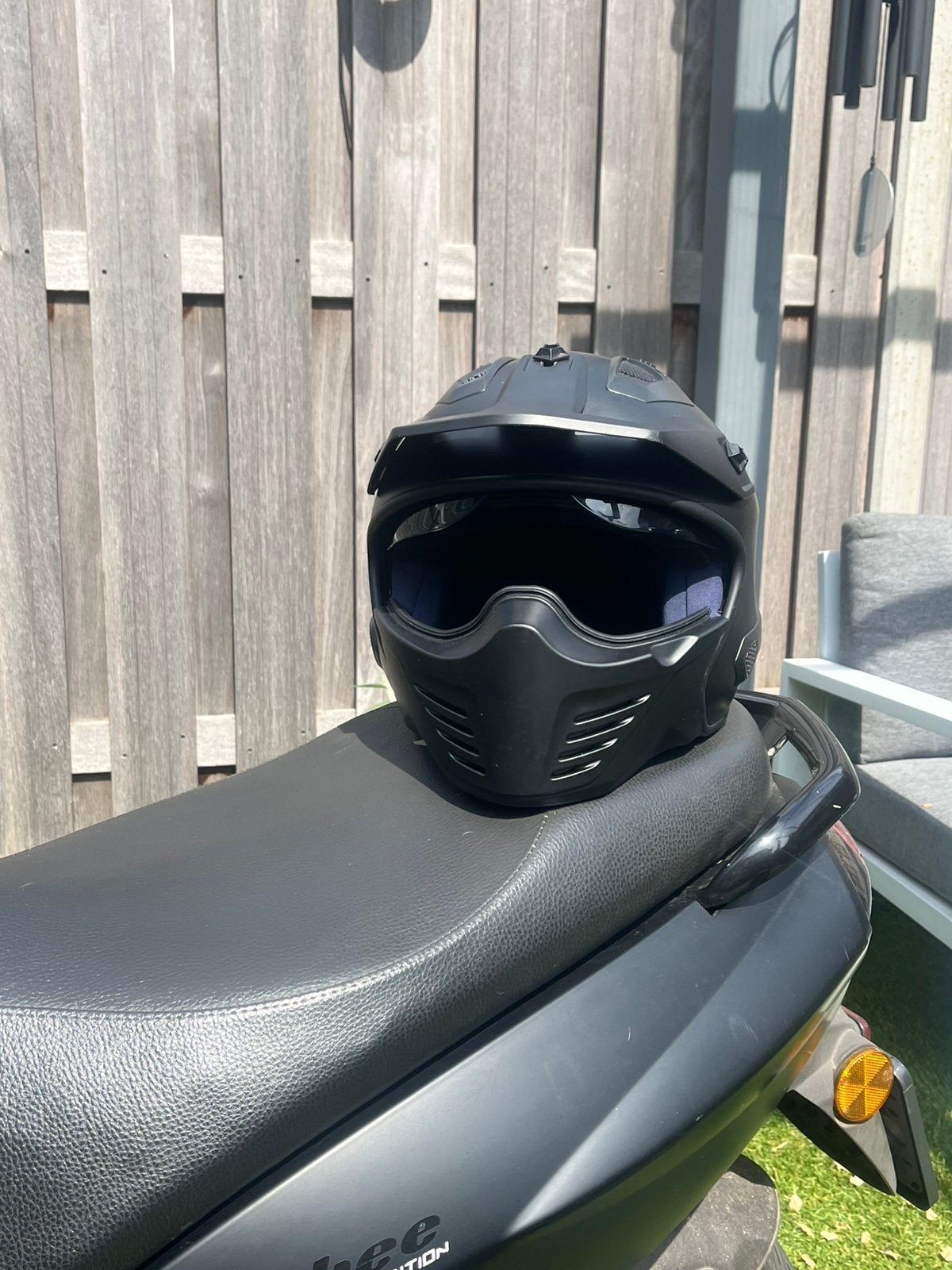 Zwarte scooterhelm Bayard XL, Ophalen, Zo goed als nieuw, Extra large of groter