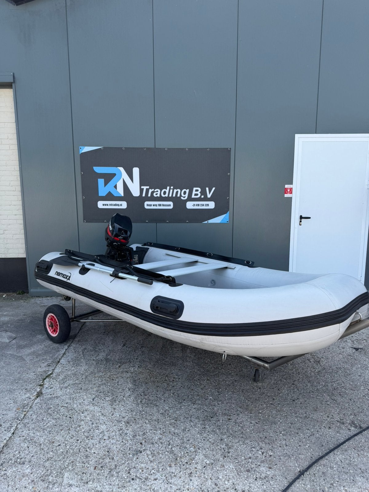 NEMAXX 330 RUBBERBOOT + MERCURY 8PK 2-TAKT SET, Ophalen of Verzenden, Zo goed als nieuw, Inclusief motor, Mercury