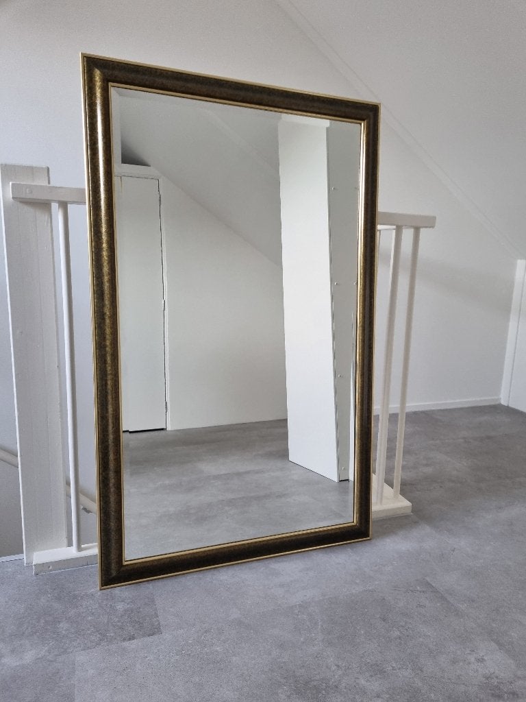 Stijlvolle spiegel, Ophalen, 100 tot 150 cm, Zo goed als nieuw, 75 tot 100 cm