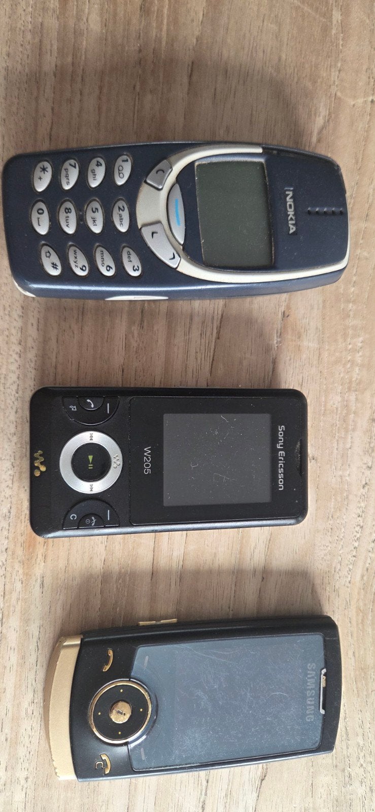 Oude mobiele telefoons: Nokia, Sony Ericsson, Samsung, Ophalen of Verzenden, Gebruikt