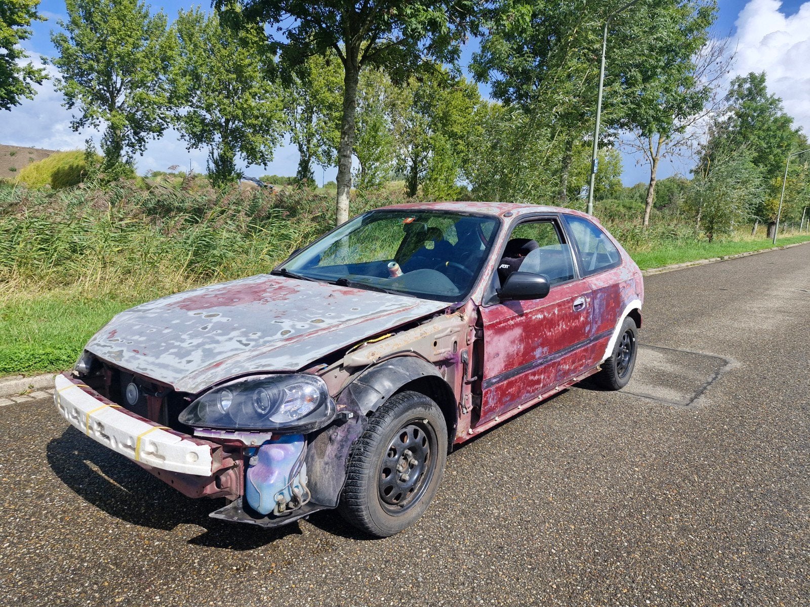 Honda Civic 1.4i met WOK / CROSS, Auto's, Voorwielaandrijving, 4 cilinders, Blauw, 1073 kg