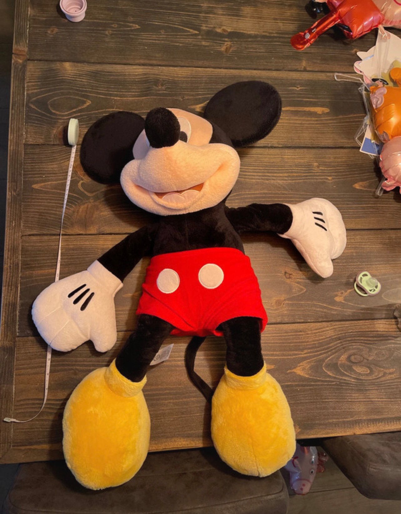 Mickey mouse knuffel origineel 65cm, Ophalen of Verzenden, Zo goed als nieuw, Overige typen