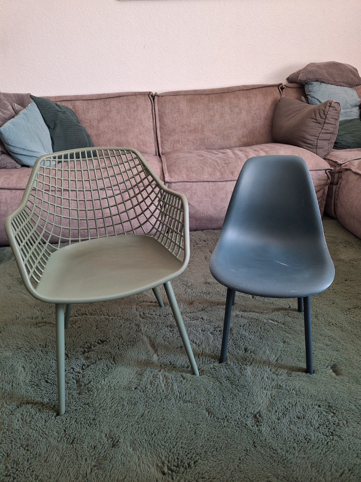 kinderstoelen 2x groen, Huis en Inrichting, Stoelen, Ophalen, Gebruikt, Twee, Overige kleuren