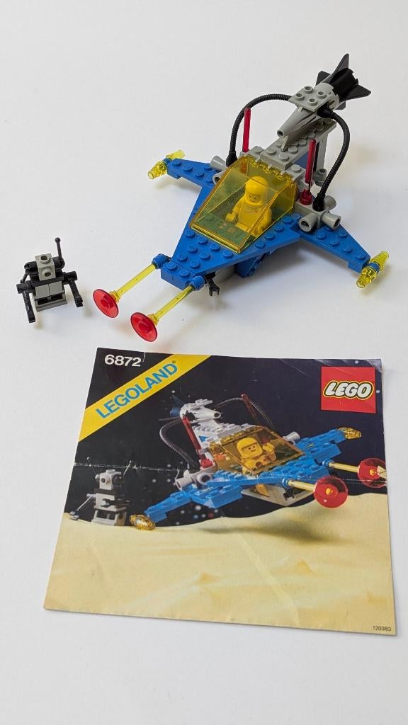 LEGO Space 6872 Maanpatrouille 1985, Kinderen en Baby's, Speelgoed | Duplo en Lego, Compleet, Gebruikt, Lego, Ophalen of Verzenden